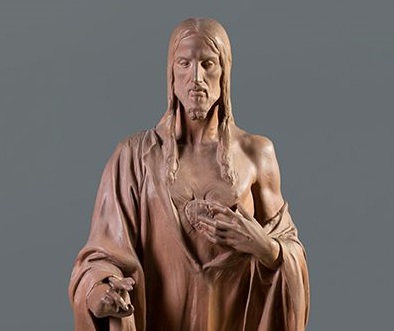 El Sagrado Corazón de Jesús de Mariano Benlliure se remata en 5.500 €