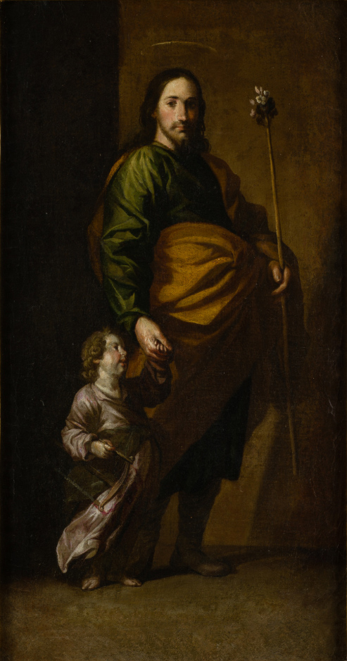 Antonio del Castillo, San José con el Niño Jesús, c. 1645. Salida: 9.000 euros. Remate: 20.000 euros