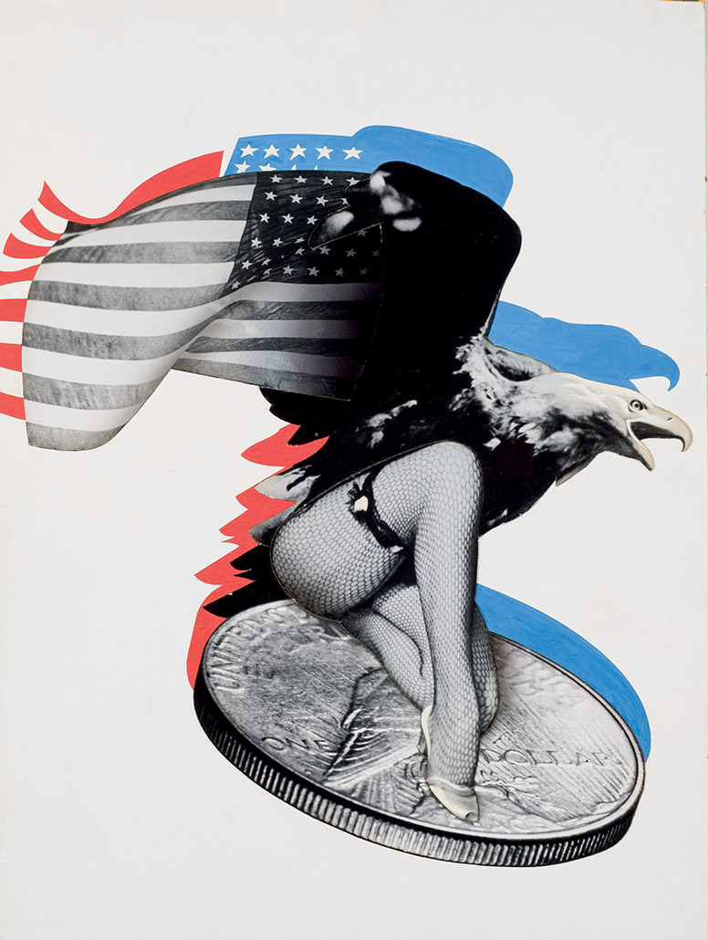 Josep Renau, Emblemática, The American Way, 1977. Salida: 700 euros. Remate: 5.000 euros