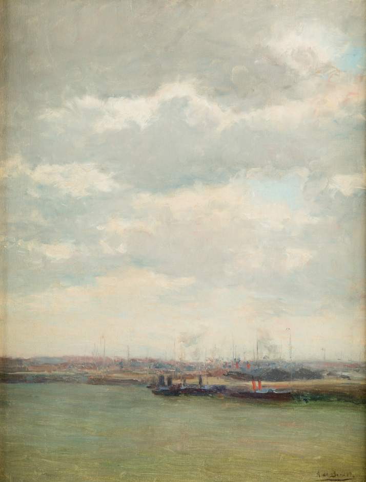 Aureliano de Beruete, Puerto de el Havre, 1902. Salida: 6.000 euros. Remate: 8.000 euros