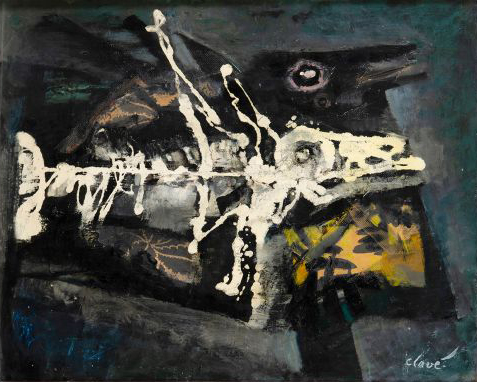 Antoni Clavé, Deux poissons, 1960. Salida y remate: 15.000 euros