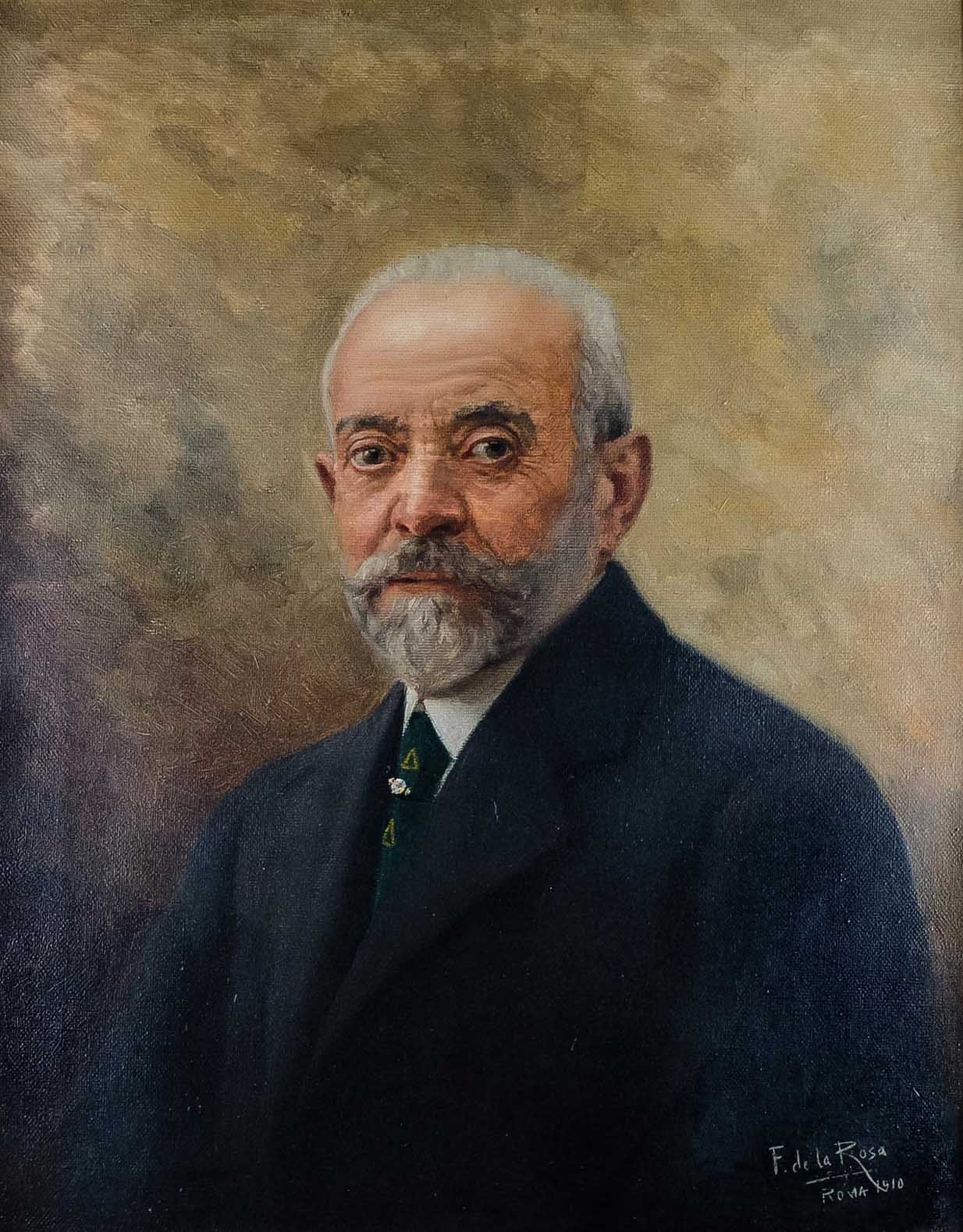 Fabián de la Rosa, Retrato masculino, 1910. Salida: 3.000 euros. Remate: 7.500 euros