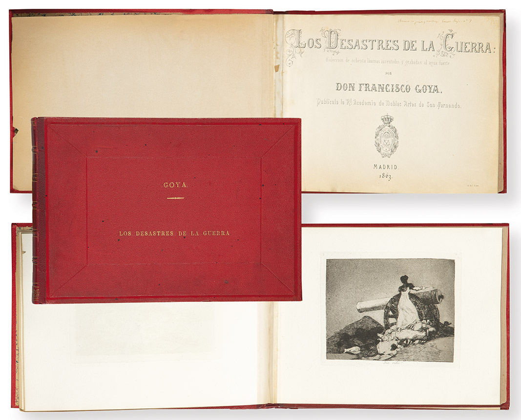 Francisco de Goya, Los desastres de la guerra, tercera edición. Salida: 25.000 euros. Vendido en postventa por 36.000 euros (más premium)