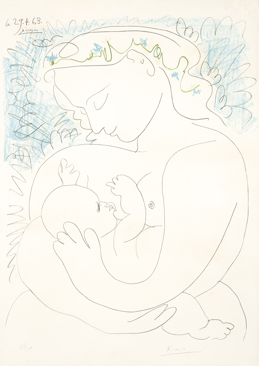Pablo Picasso, Grande Maternité, 1963. Salida: 6.000 euros. Remate: 10.000 euros