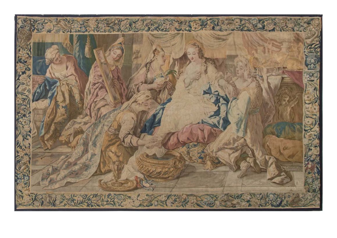 Un tapiz Luis XV de Gobelinos sobresale en Segre