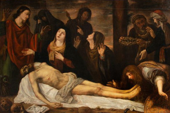 Antonio Pereda, Lamentación sobre el cuerpo de Cristo. Salida: 45.000 euros. No vendido