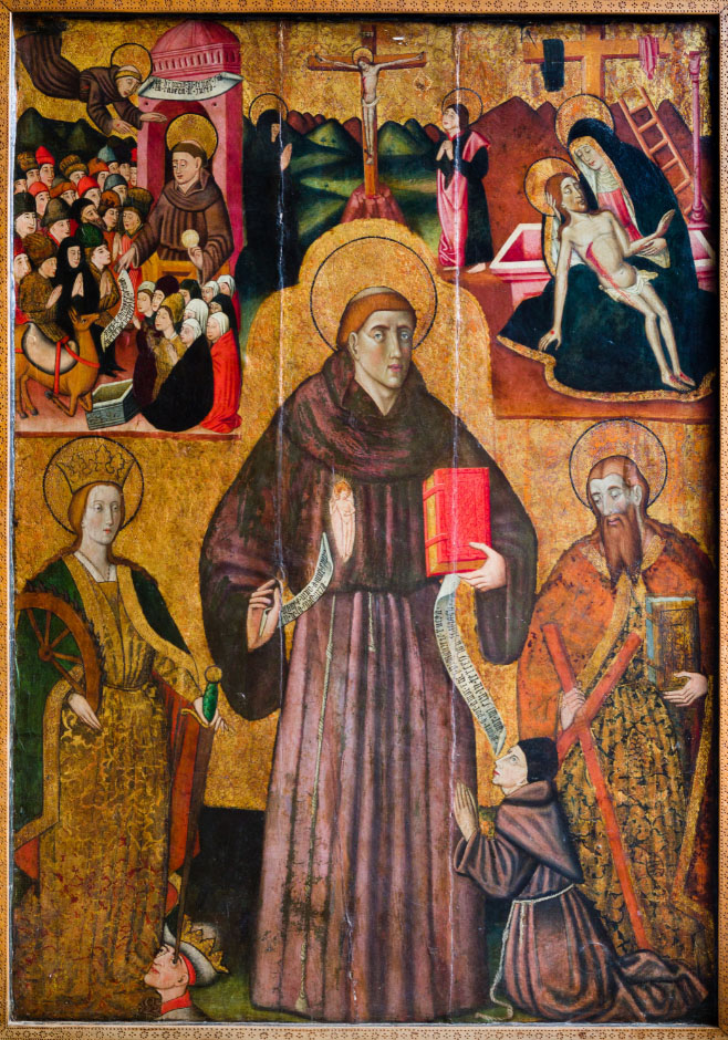 Sansón Delli, Retablo de san Antonio de Padua, c. 1460-1475. Salida: 90.000 euros. No vendido