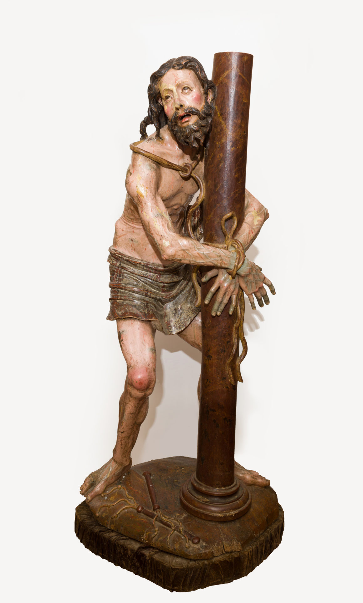 Un Cristo atado a la columna atribuido a Juan de Valmaseda en Ansorena