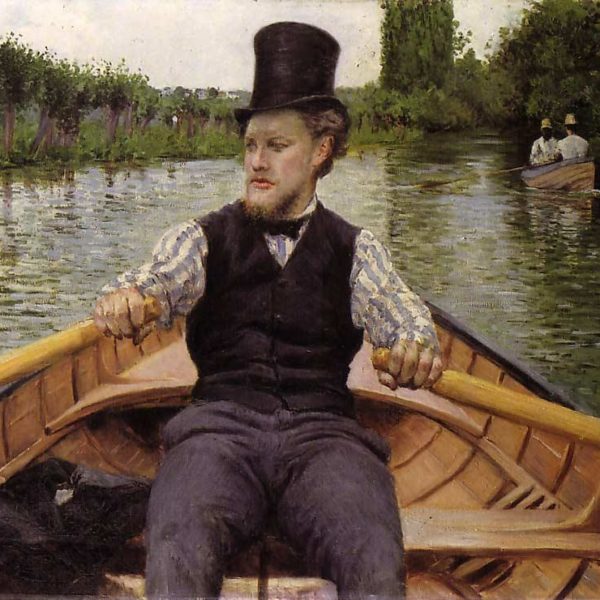 Gustave Caillebotte. Partie de bateau. Óleo sobre lienzo. 89,5 x 116,7 cm. © Musée d’Orsay / Sophie Crépy.
