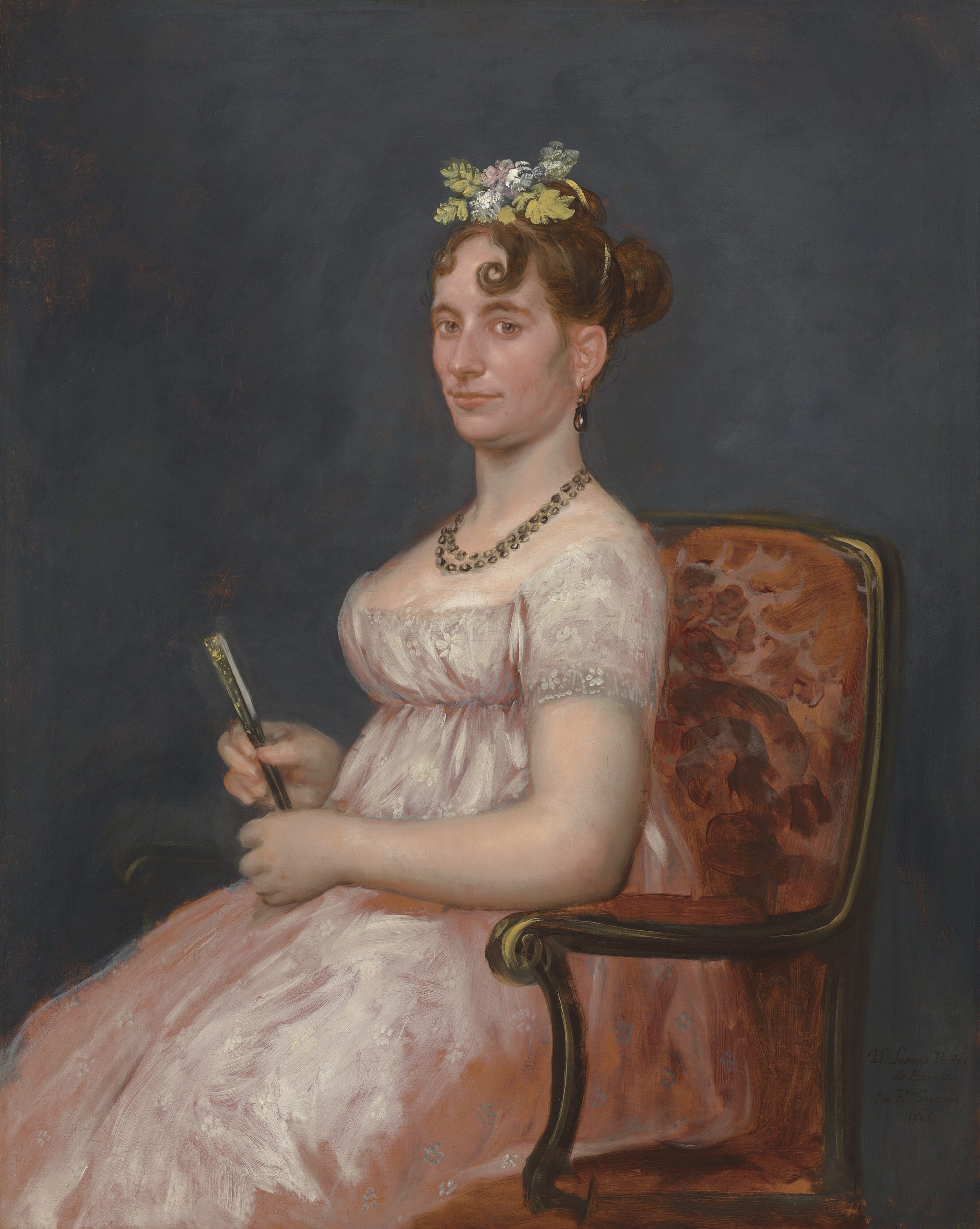 Retrato de Doña Leonora Antonia Valdés de Barruso de Goya que probablemente marcará en Christie's el nuevo récord para el autor.