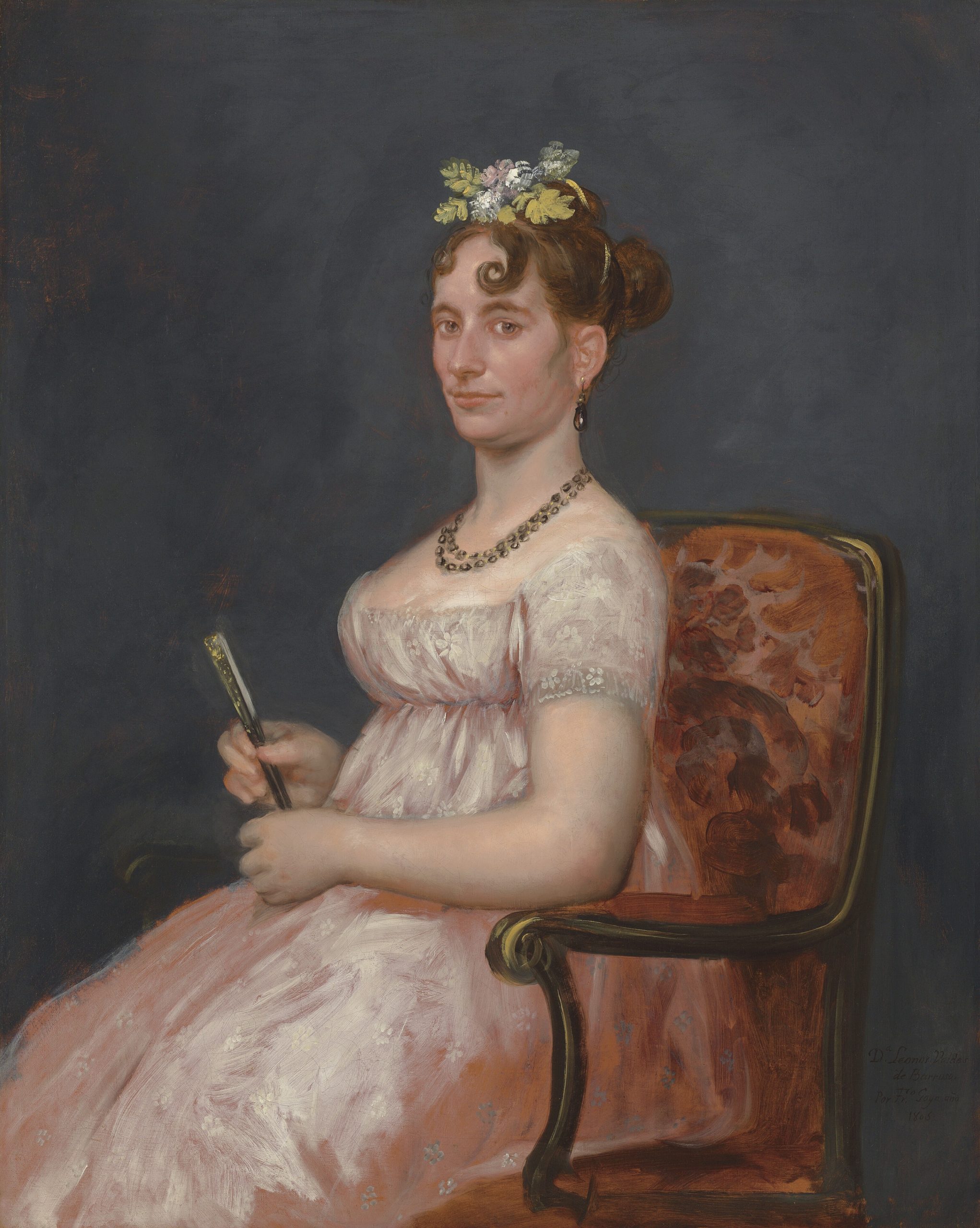 Retrato de Doña Leonora Antonia Valdés de Barruso de Goya que probablemente marcará en Christie's el nuevo récord para el autor.