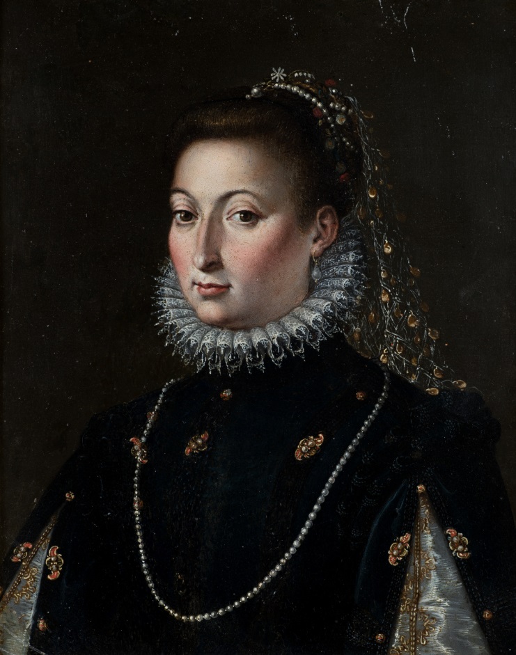 Jacopo Zucchi, Retrato de una mujer, tradicionalmente identificada como la Infanta Catalina Micaela. Salida: 28.000 euros. No vendido