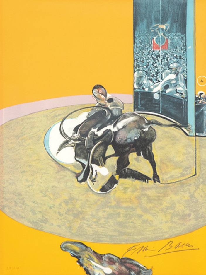 Francis Bacon, Miroir de la Tauromachie, 1990. Salida y remate: 12.000 euros