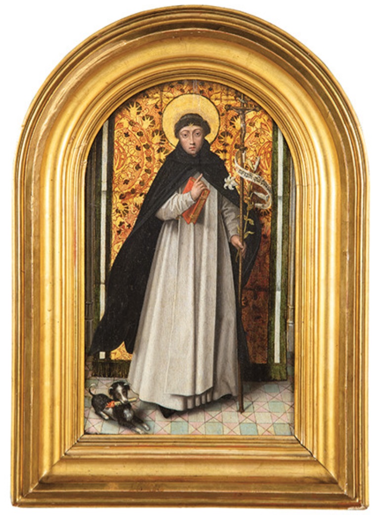 Seguidor de Alejo Fernández, Santo Domingo de Guzmán, c. 1519. Salida: 40.000 euros. No vendido