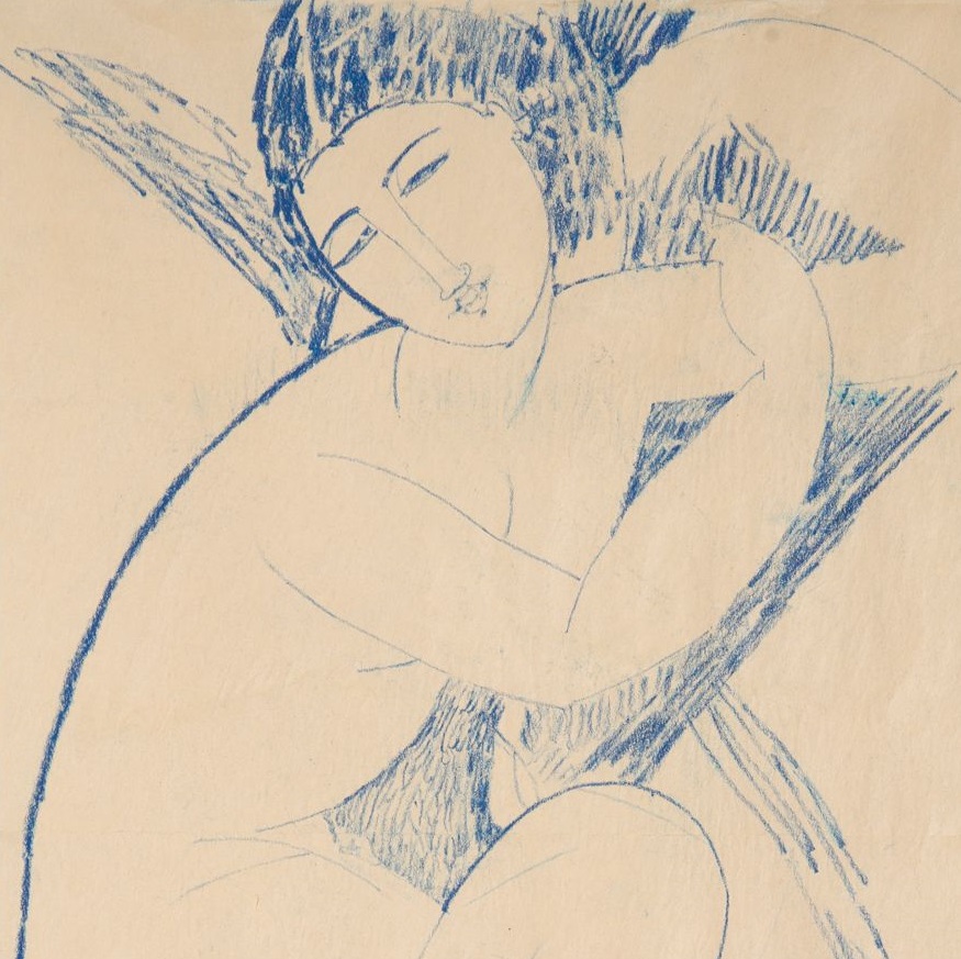 Un dibujo de Modigliani en Fernando Durán