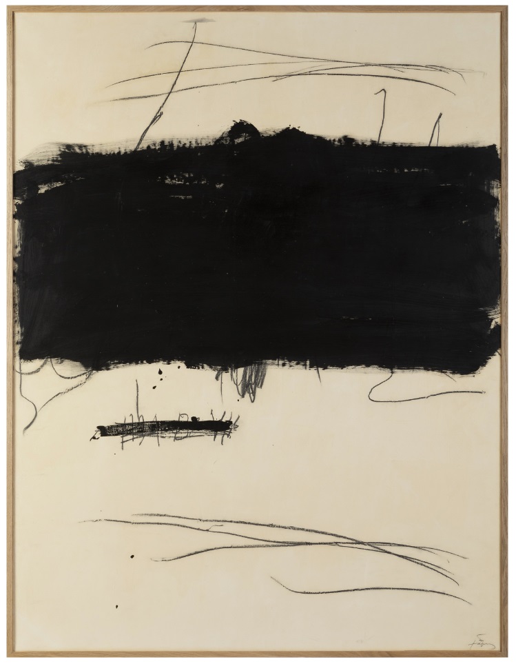 Antoni Tàpies, Muralla negra, 1980. Salida: 95.000 euros. No vendido