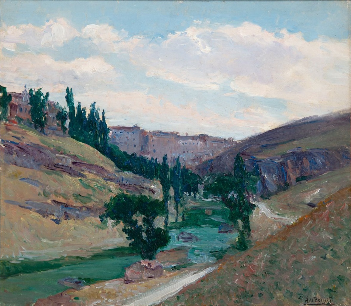 Aureliano de Beruete, Vista de Cuenca, La hoz del Júcar, 1910. Salida: 20.000 euros. Remate: 27.500 euros