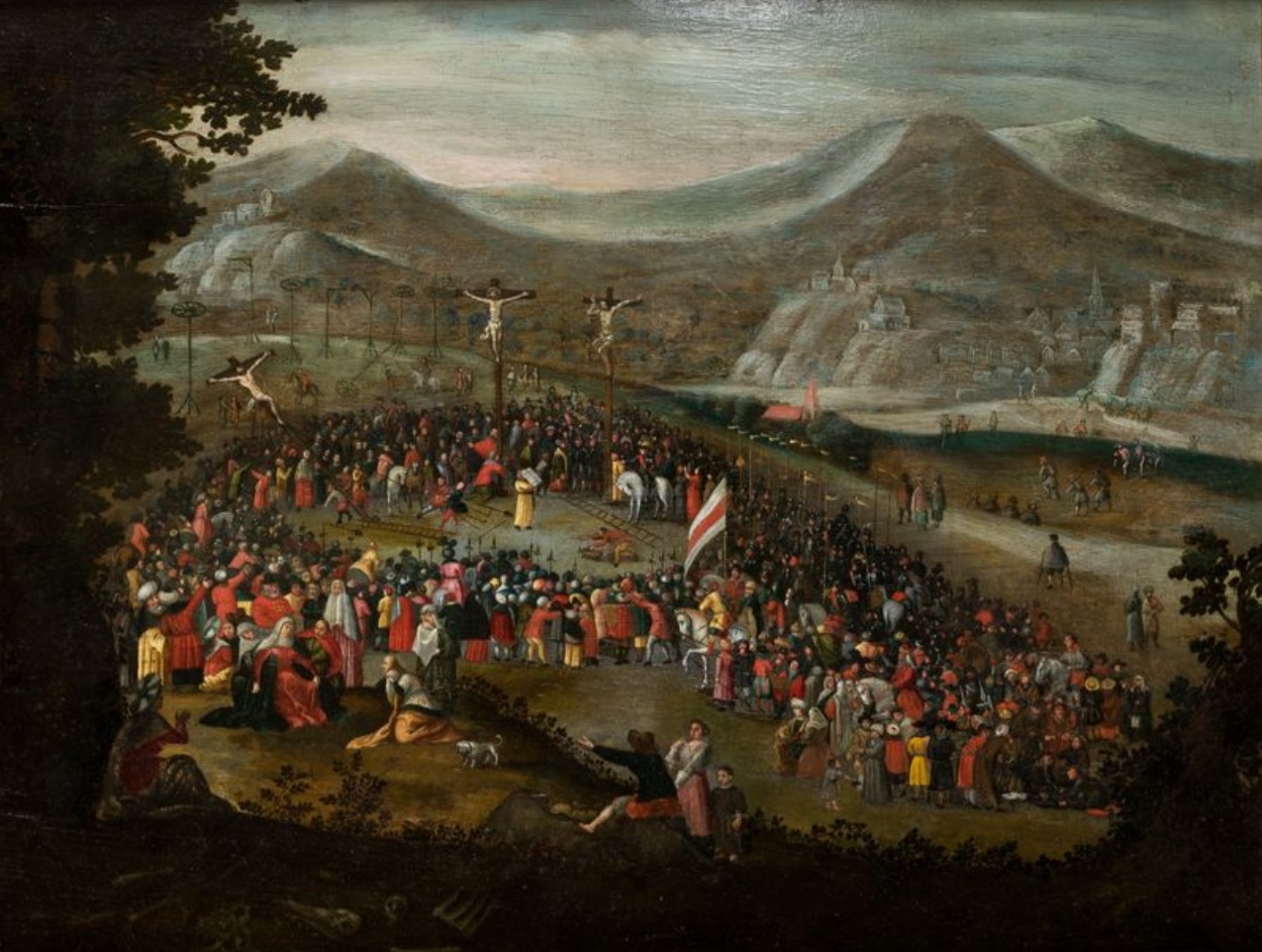 Jan Pieter Brueghel, Crucifixión. Salida: 10.000 euros. Remate: 13.000 euros