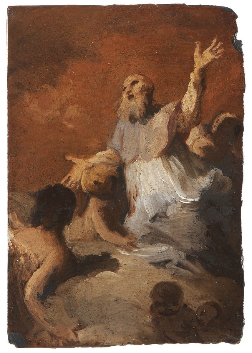 Francisco de Goya, Santo en gloria con ángeles. Salida: 400.000 euros. No vendido