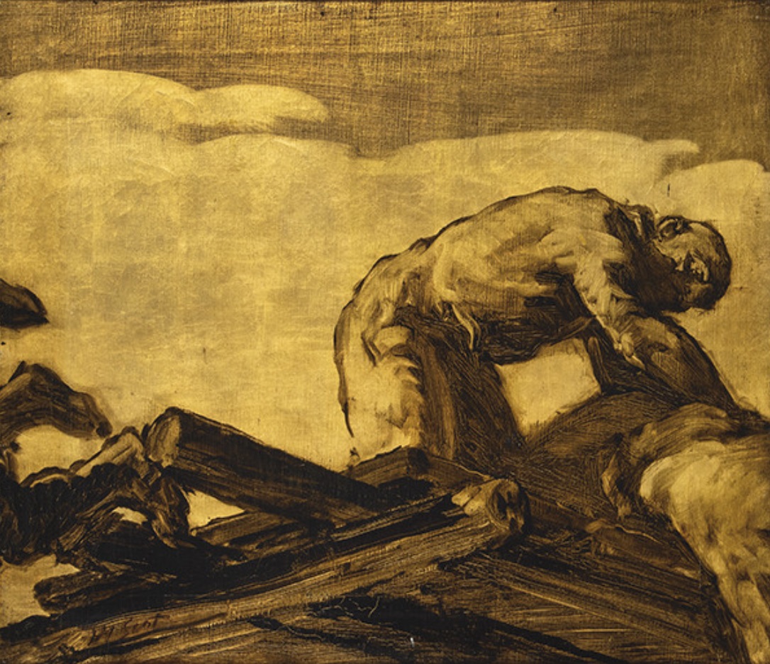 José María Sert, Boceto para Biombo Kavanagh, c. 1938. Salida y remate: 4.500 euros