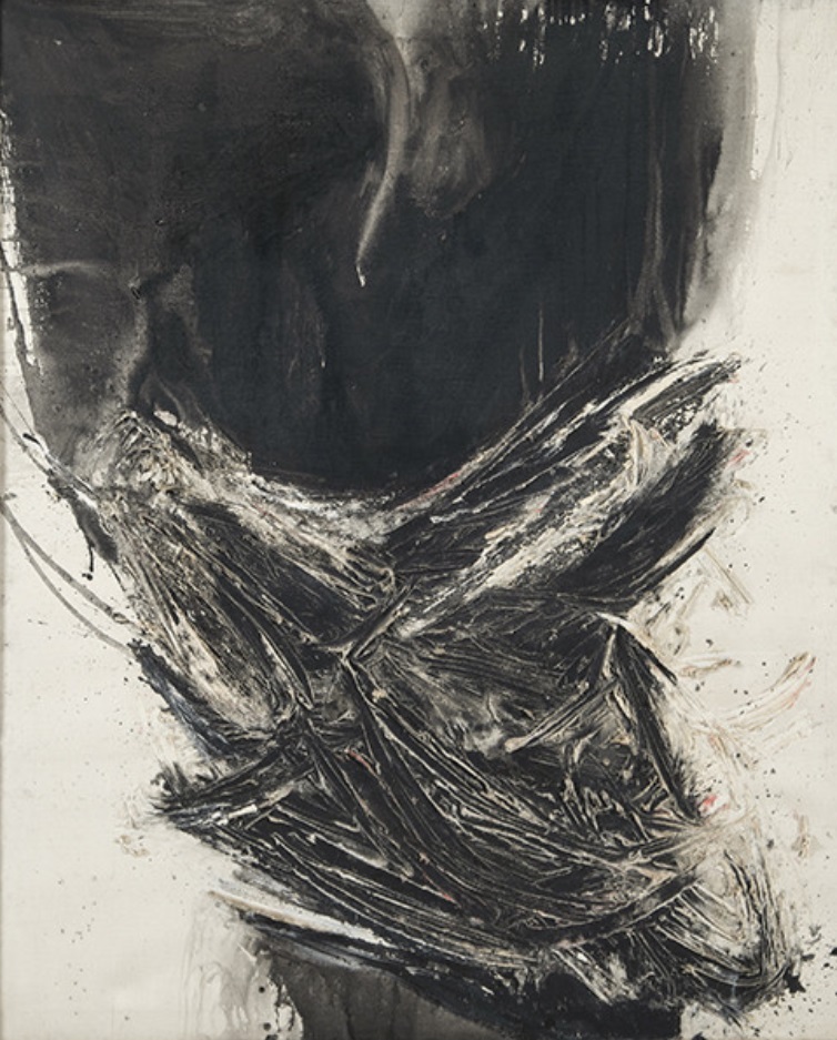Rafael Canogar, Pintura número 63, 1959. Salida: 35.000 euros. Remate: 46.000 euros