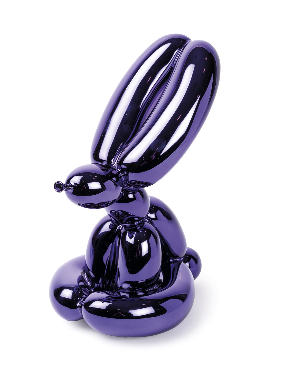 Jeff Koons, Balloon Rabbit (Violet), 2017. Salida: 5.500 euros. Remate: 6.000 euros