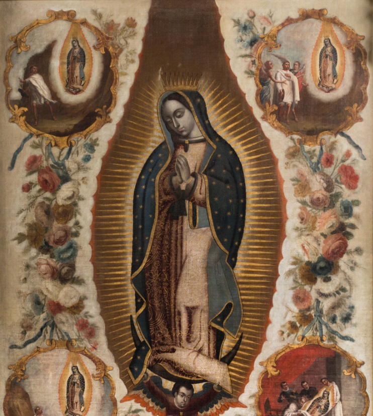 Carlos Clemente López, Virgen de Guadalupe, 1760. Salida: 18.00 euros. Remate: 44.000 euros