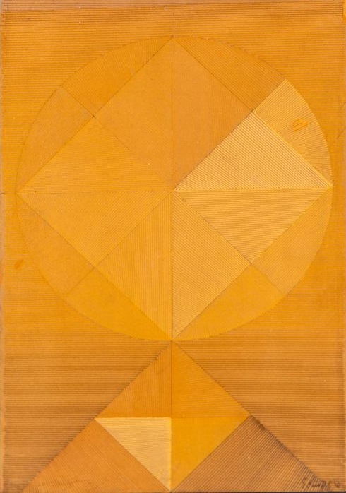 Eusebio Sempere, Composición, 1969. Salida: 6.000 euros. Remate: 10.000 euros