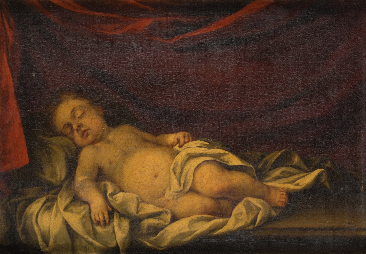 Bartolomé Esteban Murillo y taller, Niño Jesús dormido sobre la cruz. Salida: 7.000 euros. Remate: 20.000 euros