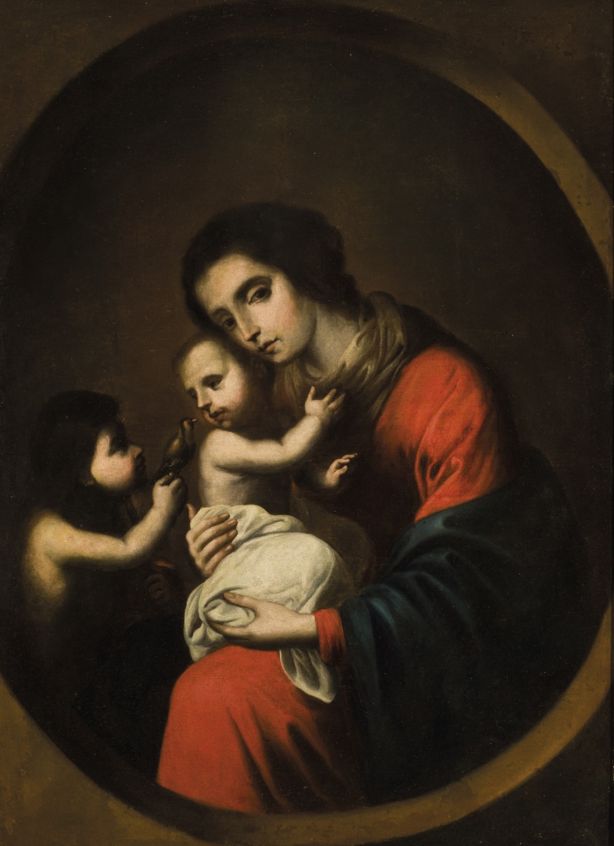 Obrador de Zurbarán, Virgen con Niño y san Juanito, c1655-1658. Salida: 32.500 euros. No vendido