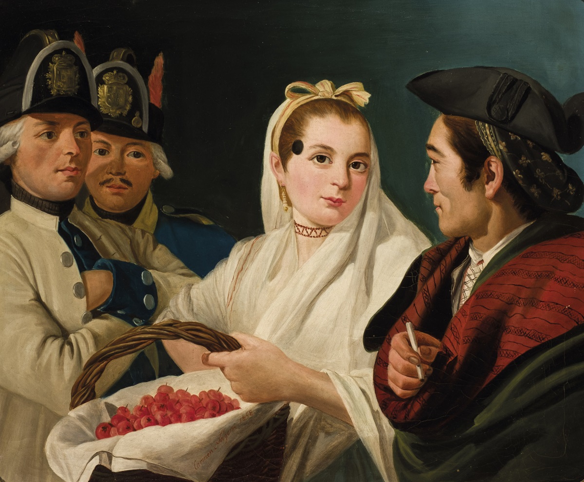 Carmen Nágera, Tipos madrileños, 1858. Salida: 7.000 euros. No vendido