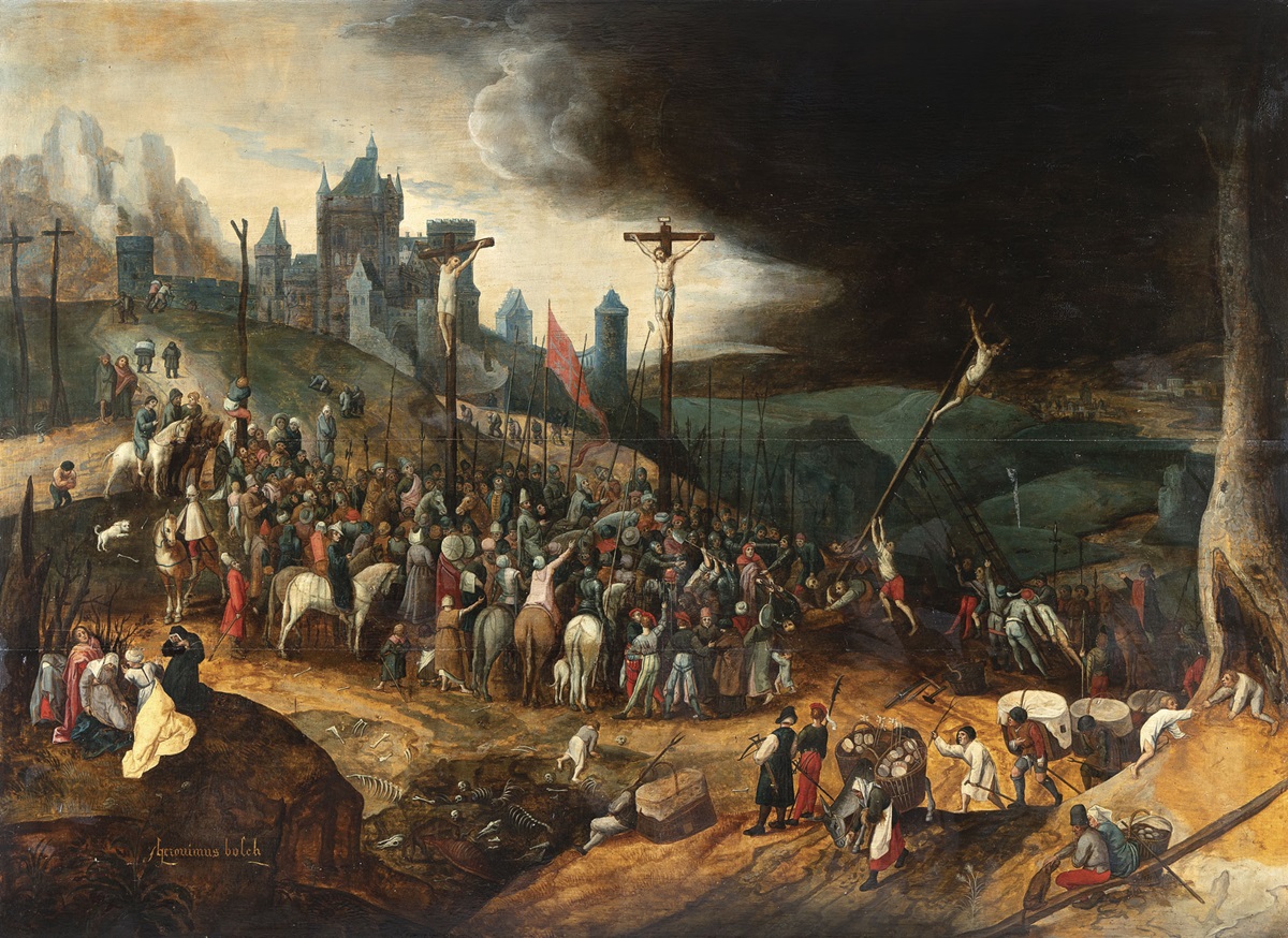 Pieter Brueghel, el Joven, Calvario. Salida y remate: 300.000 euros