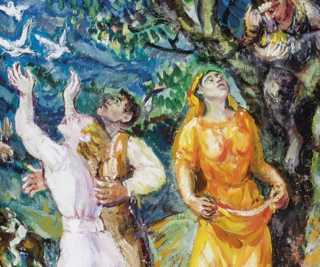 José Aguiar, La vida en el campo, detalle