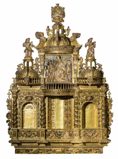 Un retablo barroco de Joan Grau en Ansorena