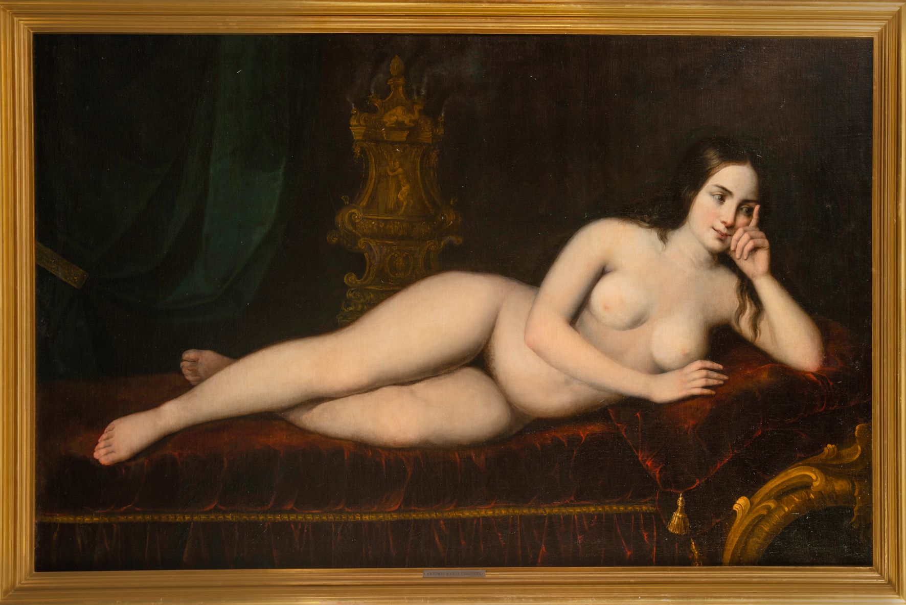Antonio María Esquivel, Maja desnuda, c. 1840. Salida: 17.000 euros. Remate: 25.000 euros