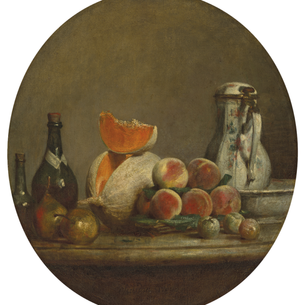 Jean Siméon Chardin (París, 1699-1779). 'Le melon entamé', 1760. Lienzo ovalado. 57 x 52 cm. Remate: 26,7 millones de euros.© Christie's Images Limited.