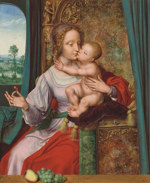 El Museo Getty adquiere ‘La Virgen de las cerezas’ de Metsys por 10,6 millones de libras