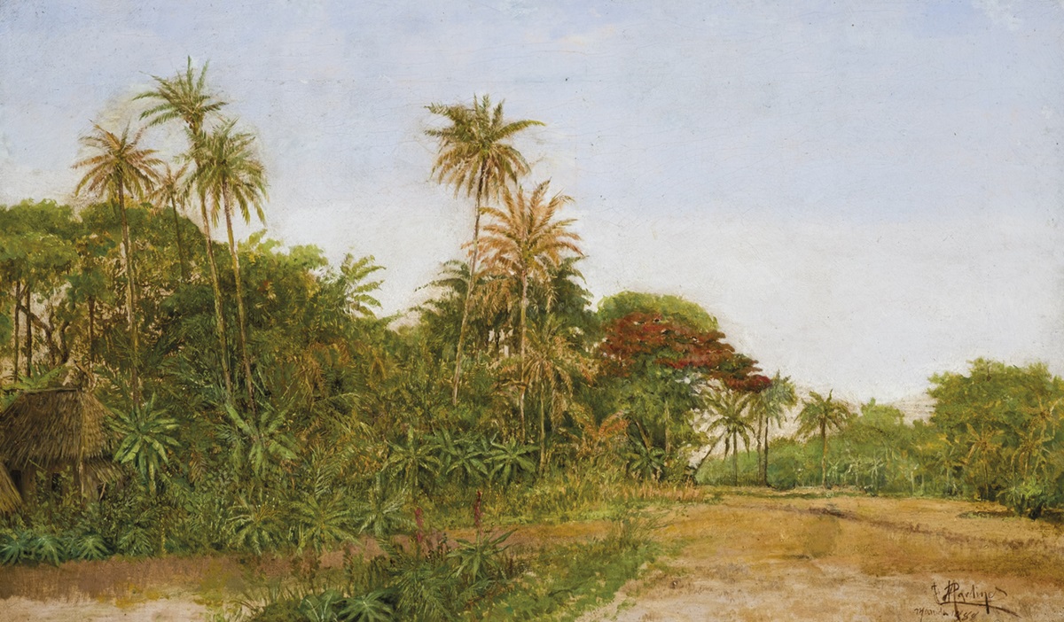 Félix Martínez y Lorenzo, Paisaje de Filipinas, 1888. Salida: 12.000 euros