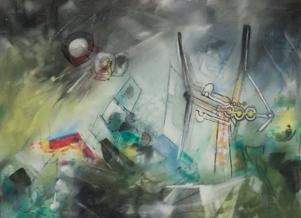 Roberto Matta, Avant l'eternité, 1959. Ansorena. Salida: 55.000 euros. Remate: 60.000 euros