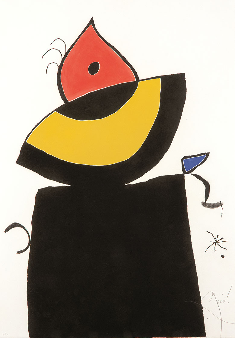 Joan Miró, Quatre Colors Aparien El Món, 1975. Segre. Salida: 6.000 euros