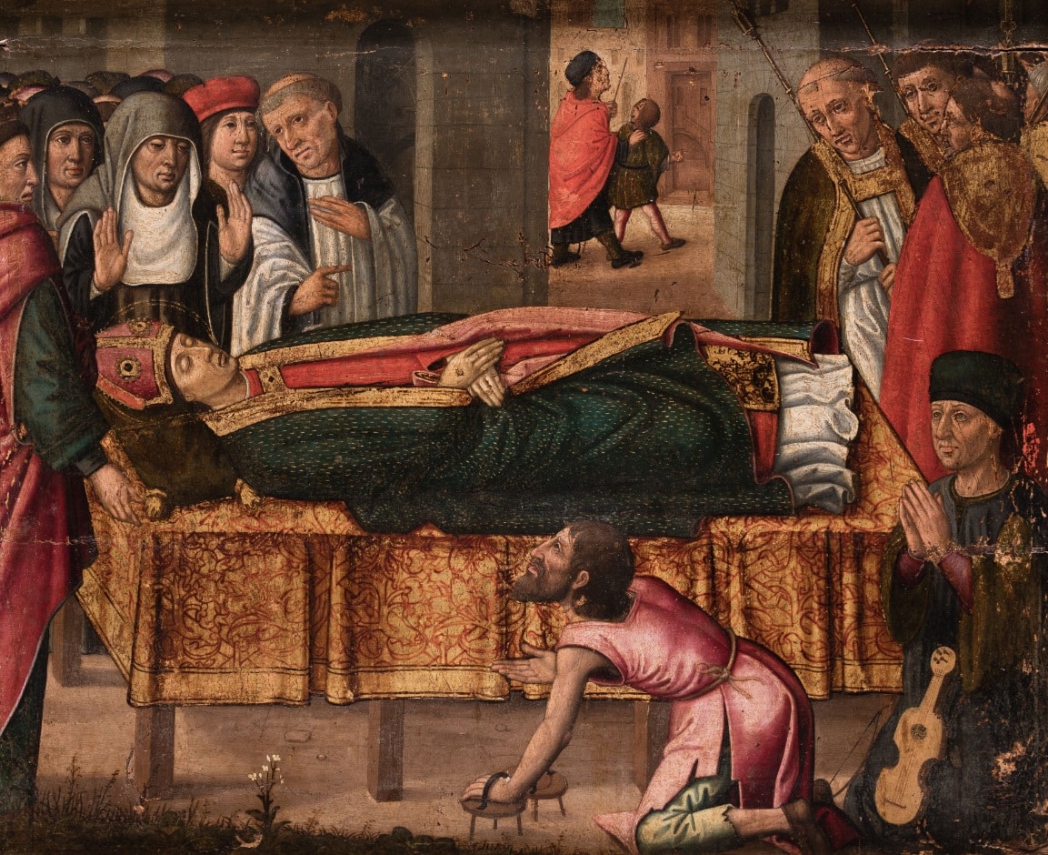 Nicolás Falcó, Traslación del cuerpo de san Martín, 1505. Ansorena. Salida: 28.000 euros