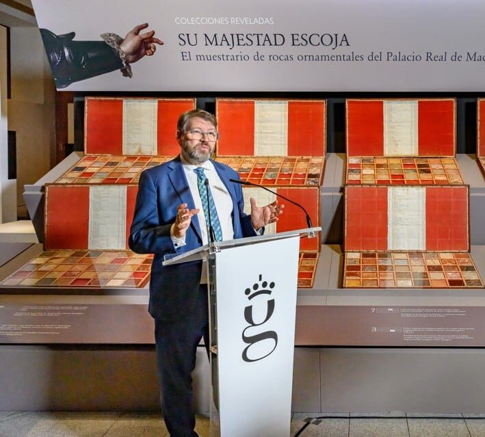 ¿Cómo era el muestrario de mármoles que veía un monarca del siglo XVIII?