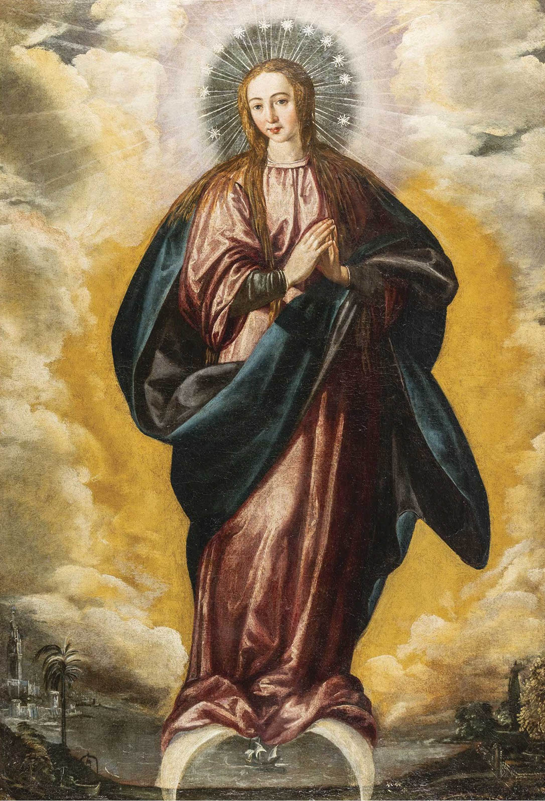 Círculo de Velázquez y Pacheco, Inmaculada Concepción. Abalarte. Salida: 30.000 euros