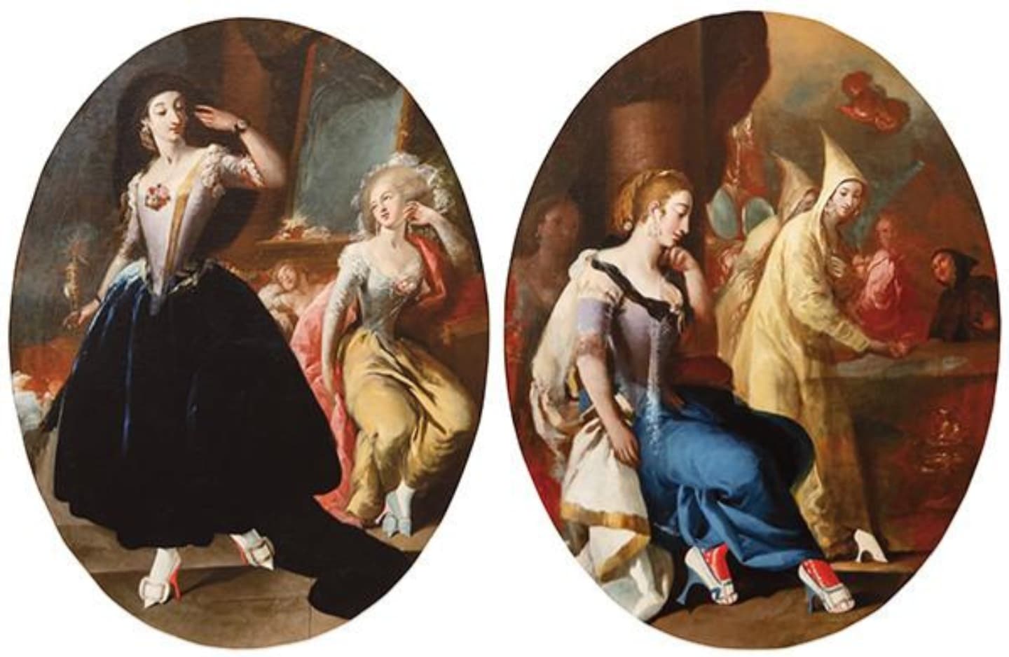 José Camarón y Bonanat, Parábola de las vírgenes necias y prudentes. Segre. Salida: 38.000 euros. Remate: 46.000 euros