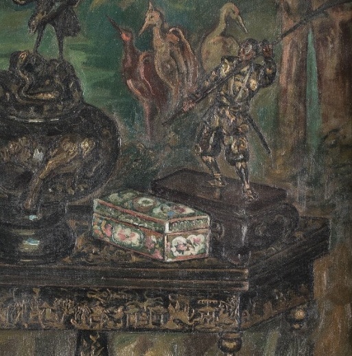 José Gutiérrez Solana, La mesa china, c. 1927, detalle