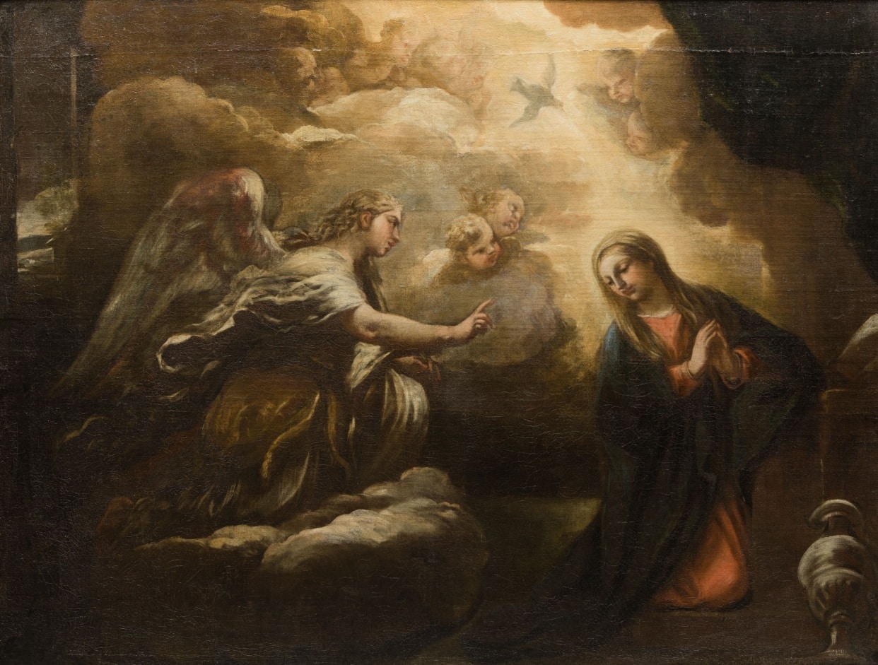 Luca Giordano, Anunciación. Ansorena. Salida: 10.000 euros. Remate: 40.000 euros