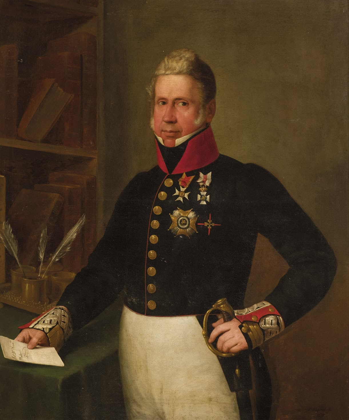 Antonio María Esquivel, Retrato de don Francisco Hubert, 1837. Durán. Salida: 3.500 euros. Remate: 7.500 euros
