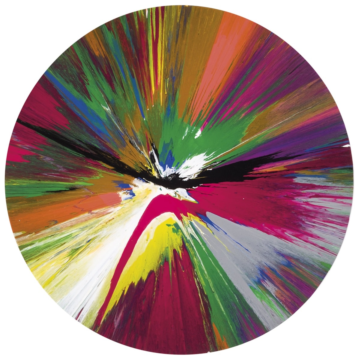Damien Hirst, Spin (Circle), 2009. Durán. Salida: 1.500 euros. Remate: 3.750 euros