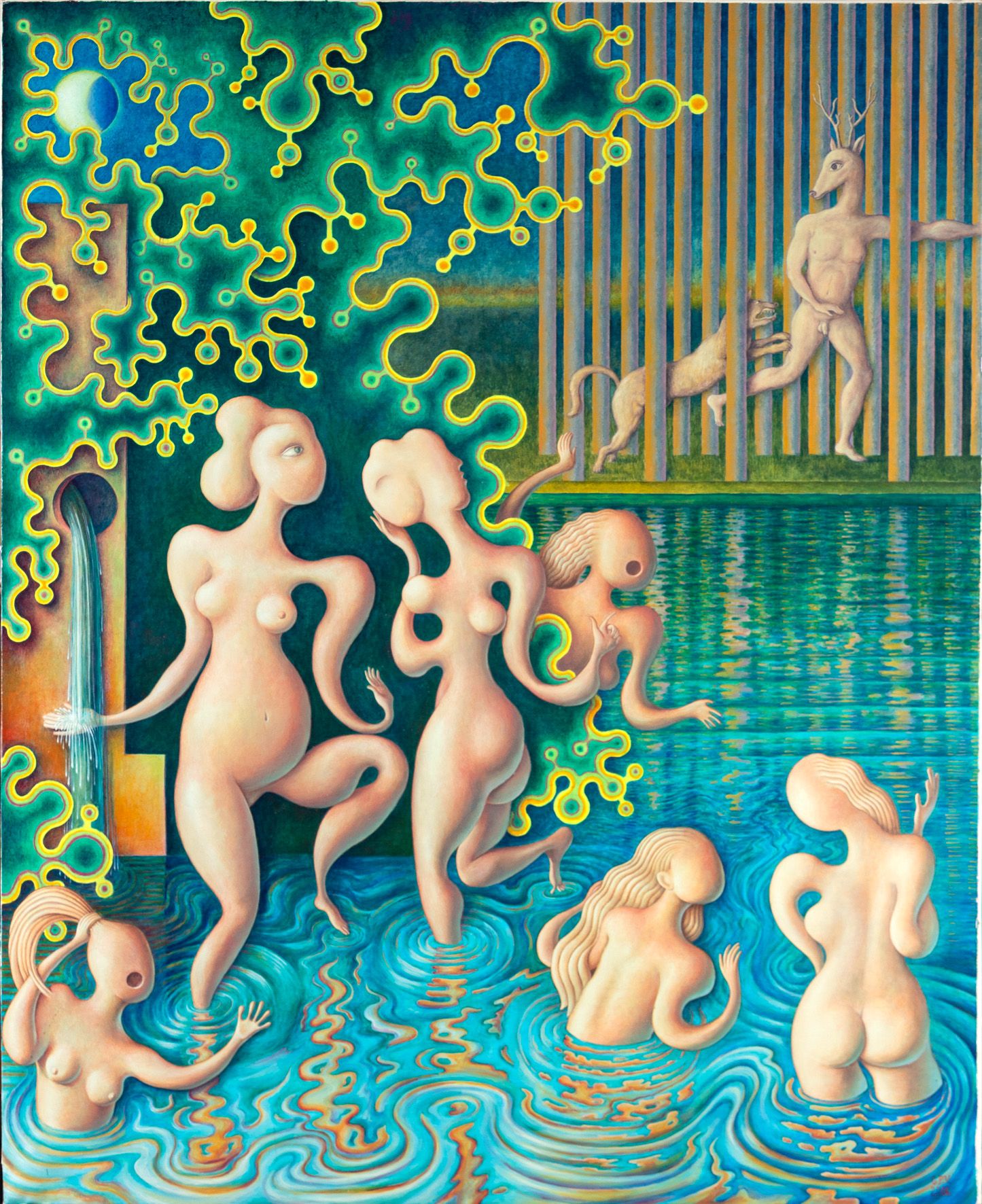 Guillermo Pérez Villalta, Diana y Acteón, 2006. Fernando Durán. Salida: 12.000 euros