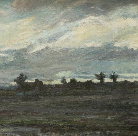 Hermenegildo Anglada-Camarasa, Paisaje con marismas, 1905, detalle